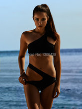 2015 explosion models in Europe and America sexy swimsuit bikini swimsuit solid color high grade free