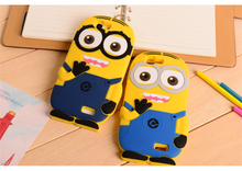 Cute Cartoon Despicable Me Minions Pattern Soft Silicon Case for Huawei Ascend G7 Phone Bag Case
