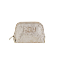 Women Trendy Fashin Bowknot Small Hand held Bag Elegant Designer Snake print Clutch Bag Fabric Coin