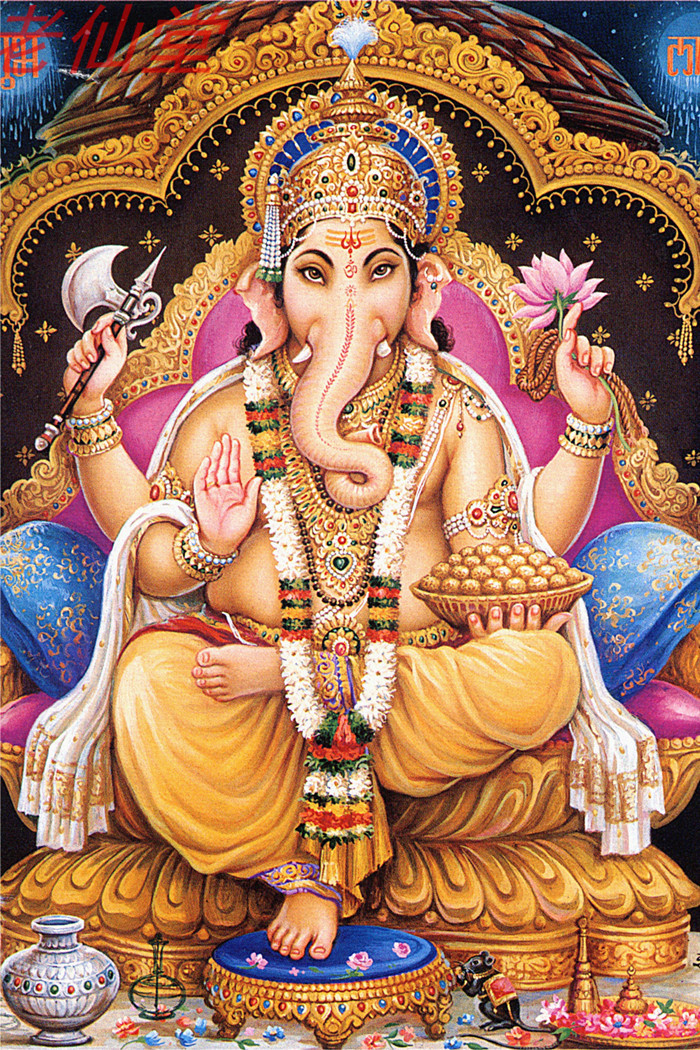 Popular Ganesha Painting-Buy Cheap Ganesha Painting Lots From China ...