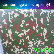 Good Quality Auto Sticker Camouflag Car Vinyl Film 12 x60 with bubble free
