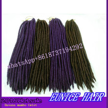 Havana Mambo Twist Dread Locs 14″Havana Mambo Twist Crochet Havana Mambo Faux Locs Crochet Braids Synthetic Braiding Hair