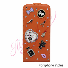 Aidocrystal different color Business & Fashion Flip Leather Cover Case For iphone 7 plus Case Mobile Phone Cover