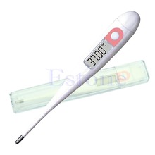 Free shipping Digital LED Water Resistant Centigrade / Fahrenheit Basal Ovulation Thermometer