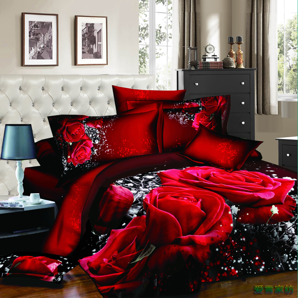hot designer bedding sets 3d rose flower comforter cover hot designer bedding sets 3d rose flower comforter cover