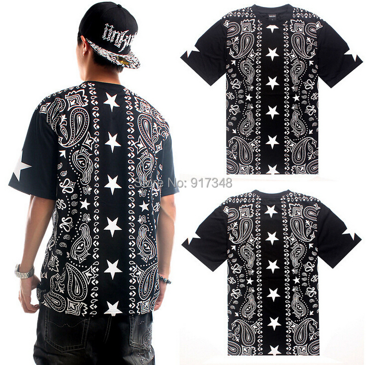 men's bandana print shirt