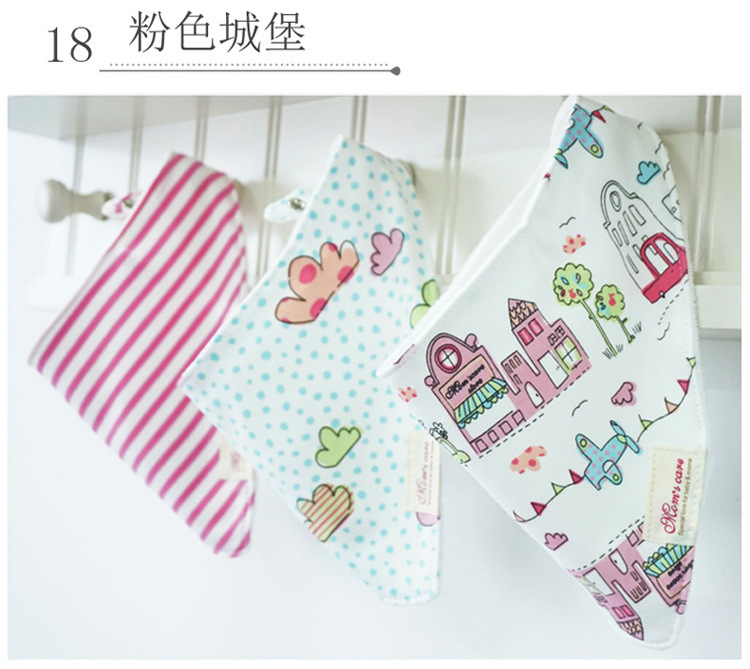 Free shipping 3pc lot 100 cotton baby boys and girls bibs baby towel bandanas chiscarf ldren