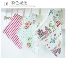 Free shipping 3pc lot 100 cotton baby boys and girls bibs baby towel bandanas chiscarf ldren
