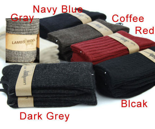 80-Lamb-Wool-Mens-Winter-Outdoor-Sports-Socks-Multi-Colors-Thick-Boot-Socks