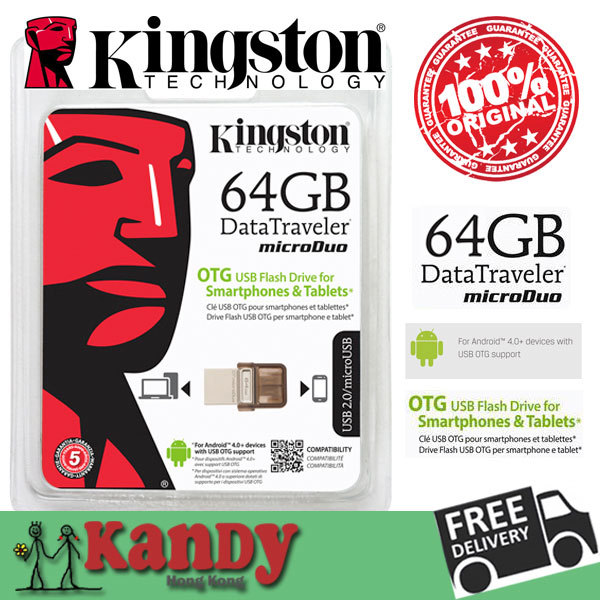 Kingston OTG usb flash drive pendrive pen drive 2 0 16gb 32gb 64gb Smartphone Micro Memory