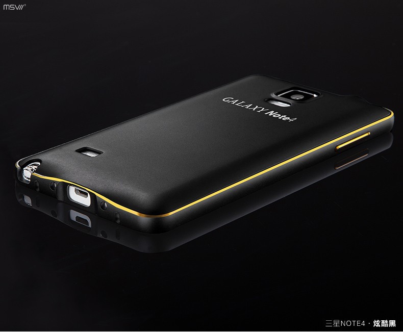 note 4 gold edge bumper+cover-11