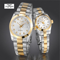 Freeing Shoping Original GUANQIN Lovers Watches Top Brand Luxury Automatic Mechanical Luminous Waterproof Men Women Watches