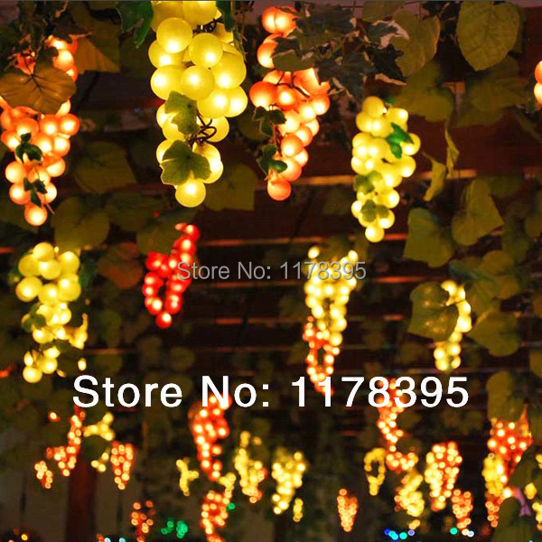led grape fairy cluster light