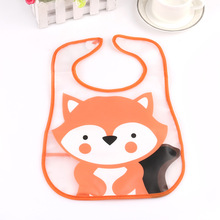Baby Bibs Waterproof Fox Cartoon Animal Pattern Children Bibs Infant Burp Cloths Brand Clothing Towel Kids Clothing Accessories