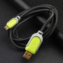 high quality mobile phone cables steel braid usb 2 0 to micro usb cable charger and