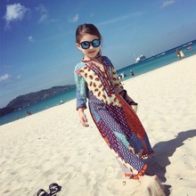 Girls dress Kids Dresses Summer Dress Girls clothes Roupas infantis menina Bohemian beach Dresses Printing children National