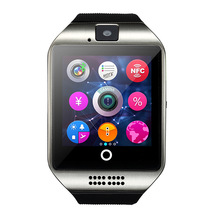 Smart Watch Q18 Clock Support SIM TF Card Bluetooth NFC Connection with 0.3MP Camera For Apple IOS Android Phone Smartwatch