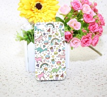 unicorn rainbow quotes donut White Hard phone Case Cover for iPhone 4 4s 5 5s 5c 6 6s plus Free Shipping