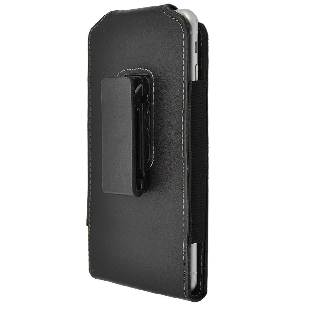 Faux Leather Case Pouch Vertical Holster with Rotating Belt Clip for iphone 6s 7