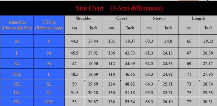 size chart main