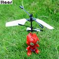 Small RC Spider Man Aircraft Flying Induction Helicopter Kid Baby Toys Quadcopter Drop Shipping