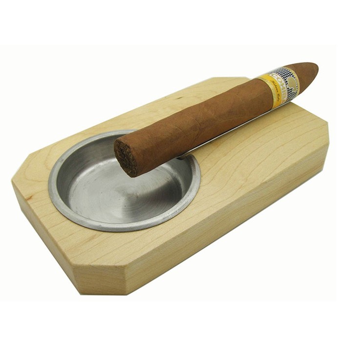 OEM-Square-Original-Rosewood-Stainless-Steel-Cigar-Ashtray