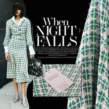 Limited hot sale Britain imported socialite suits woven knit tweed font b tartan b font fabric