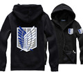 Anime Attack on Titan Hoodie Shingeki No Kyojin Hoodie the Survey Corps Eren Cosplay green coat