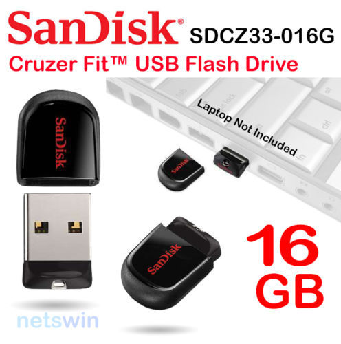 100%   Sandisk Cruzer Fit CZ33 usb - 64  64  32  16  16  8  8  -  