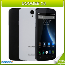 Original DOOGEE X6 MT6580 Quad Core 1.3GHz Android 5.1 Smartphone 5.5 inch HD screen RAM 1GB ROM 8GB Dual SIM FM 3G WCDMA