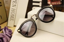 2015 Brand Designer Vintage Trend Sunglasses For Women Men Round Retro Sun Glasses Sports Bike Oculos
