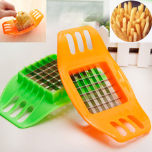 2016 New Stainless Steel Vegetable Potato Slicer Cutter Chopper Chips Making Tool Potato Cutting Fries Tool Kitchen Accessories