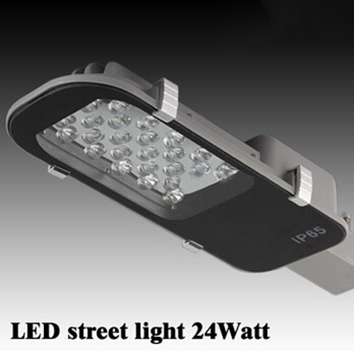 24W LED Street Lights E40 Road Lamp waterproof IP65 AC85