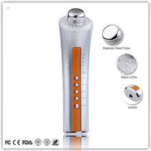 Фотография Home Infrared Skin Tightening Ultrasonic Photon Ion Skin Care Device Face Beauty Facial Massager