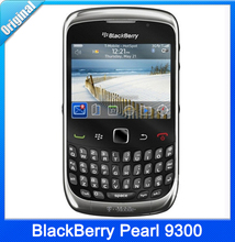 Original BlackBerry Pearl 9300 Unlocked 3G Smartphone 3G Network WiFi GPS QWERTY Refurbished Cell Phones Free