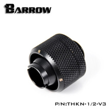 Barrow Black G1 / 4 “quarter (1/2”) thick tube hand tighten fittings THKN-1/2-B