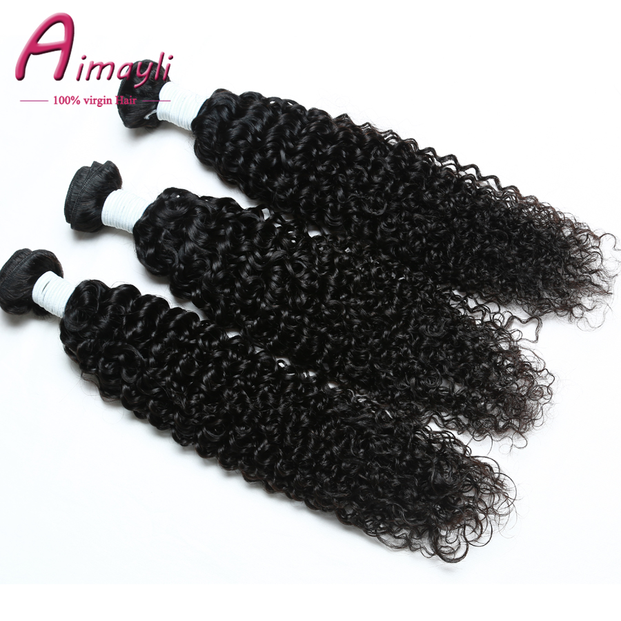 Brazilian Afro Kinky Curly Hair Weave 3pcs/lot Cheap Unprocessed Kinky Curly Hair Bundles 100g  Rosa Hair Weave Bundles
