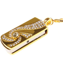 2015 New Gold Crystal Jewelry Pendrive 8GB 16gb 4gb 32gb USB Flash Drive Card Memory Stick Drive Gifts Disk on key