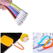 high quality 22CM Magnet Flat Short 5Pin Micro USB Data Charger Cable Cord For Samsung HTC LG