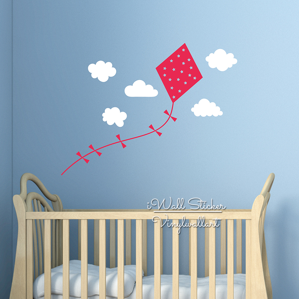 Achetez en gros nuages de bande dessinée stickers muraux en ...