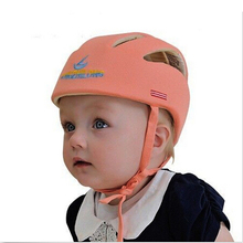 2015 baby toddler cap anti collision protective hat baby safety helmet soft comfortable Security Protection Adjustable