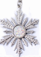 Frozen Once Upon A Time Show Snowflake Elsa Pendant Necklace New Fashion 2015 Movie Jewelry