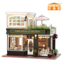 Wooden Handmade Doll House 3D Model Kit Miniatures