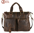 Vintage Casual Genuine Leather Cowhide Crazy Horse Leather Men