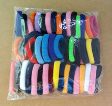 45 mm 50 Pcs Lot 2015 New Multi color Black Rubber Elastic Hair Bands Hair Holders