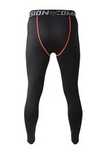 Men running compression pants high elastic spandex cycling basketball pants under skin tights base layers athletic