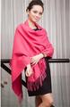 Free Shipping Fashion Women s Cashmere Pashmina Scarf Wool Shawls Large Long Tassels Wrap Solid Color