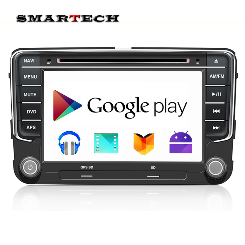 Free Shipping New Quad Core VW Android 4 4 Car DVD GPS VW GOLF 5 6