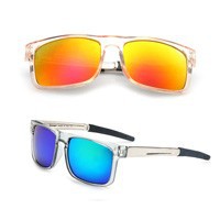 New-Fashion-Men-Women-Clear-Square-Frame-Candy-Colors-Cycling-Sunglasses-UV400-Safety-Goggle-Outdoor-Bicycle