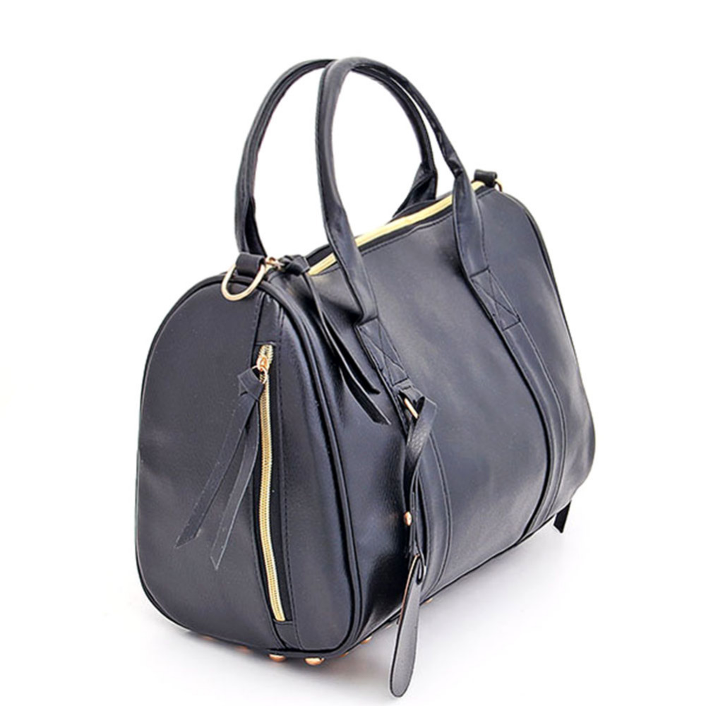 2014 all match fashion vintage rivet Women Handbag Women Messenger Bags Tote Leather handbags ...